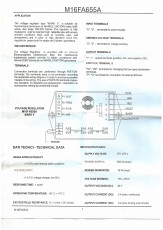 картинка Регулятор напряжения Mark I; V (M16FA655A)/voltage regulator